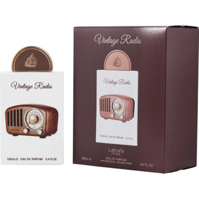 Lattafa Pride Vintage Radio unisex Eau De Parfum Spray 3.4 oz